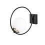 Opviq Dolunay - 3911 Lámpara de pared blanco y negro